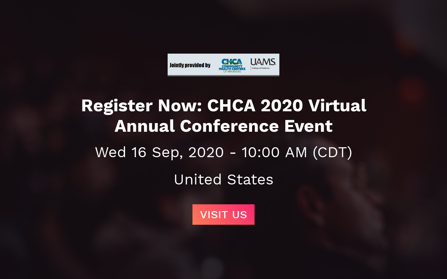 Register Now CHCA 2020 Virtual Annual Conference Event Little Rock